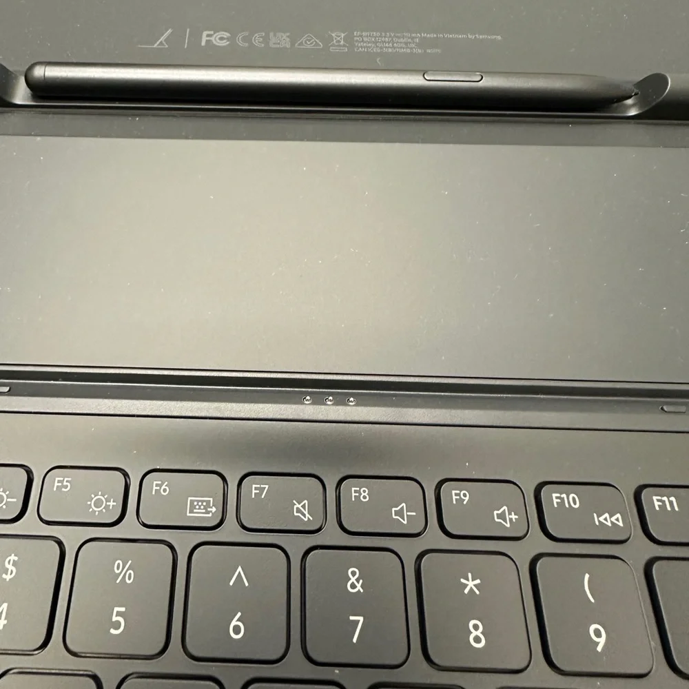 Samsung Black Book Cover Keyboard for Galaxy Tabs